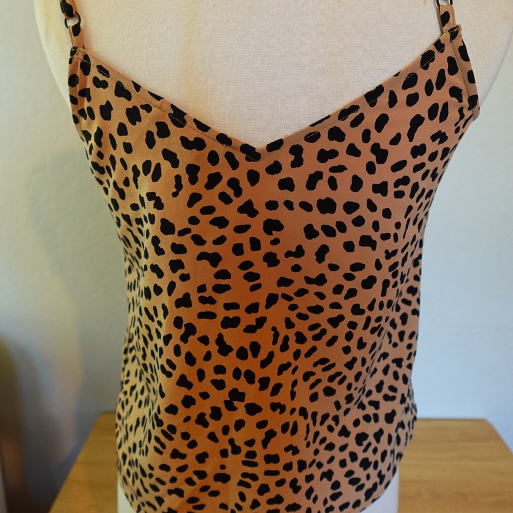 Target Black and Tan Cheeta Print Camisole
